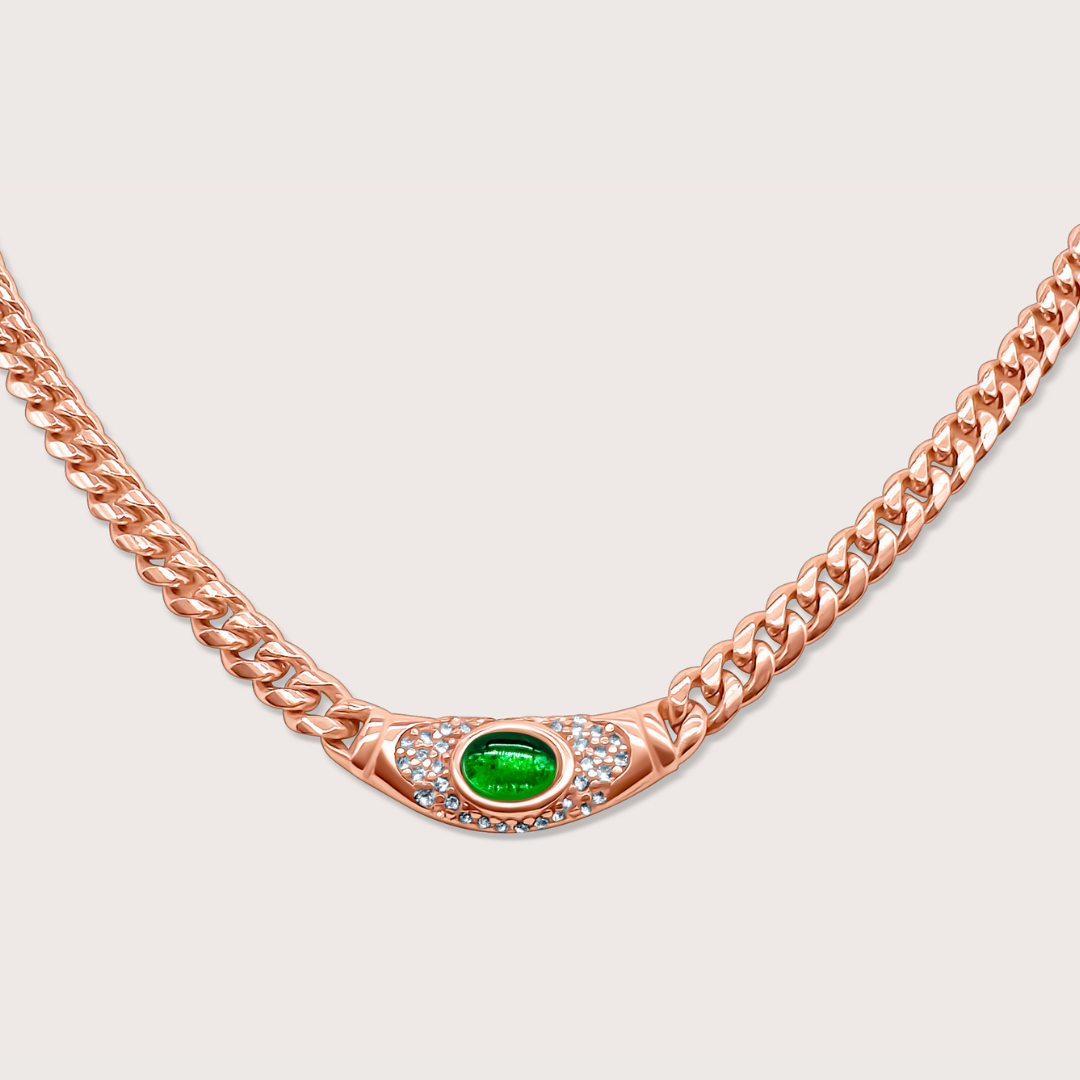 Bella Necklace in Rose Gold