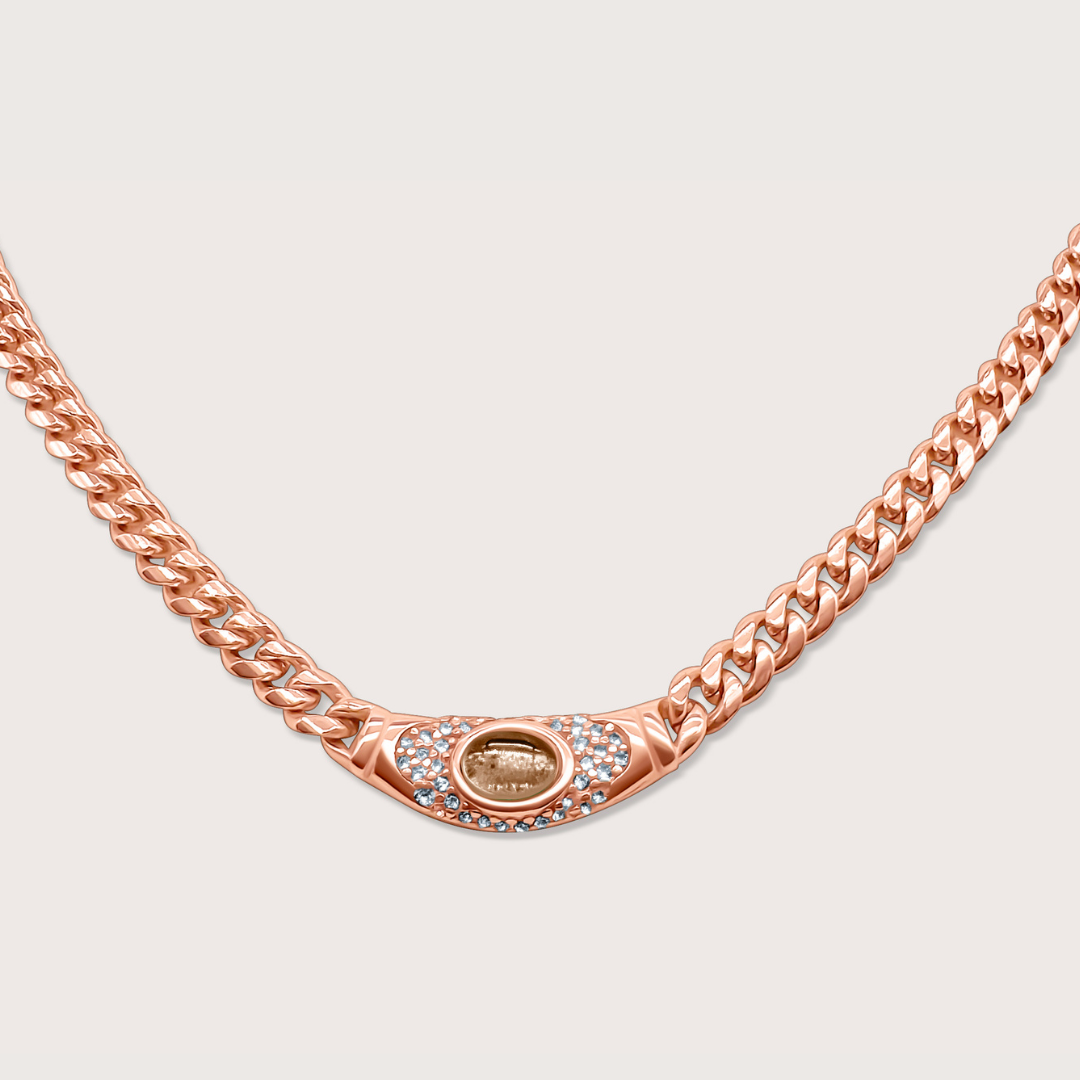 Bella Necklace in Rose Gold