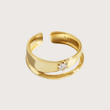 Double layered Gold Ring