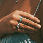 Boa Ring in Silver - Cadena Jewellery