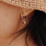 Bella Drop Earrings in Gold - Cadena Jewellery