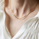 4 Layered Thread Necklace