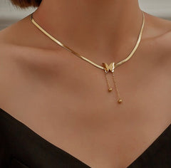 Butterfly Necklace-Necklace-Cadena Jewellery